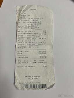 iPhone 15 Pro 128 GB , zánovní , záruka cca 20 měs - 5