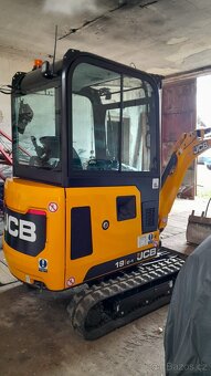 Minibagr JCB 19C-1 1943kg r.v.2023, 138 mth, po servisu. - 5