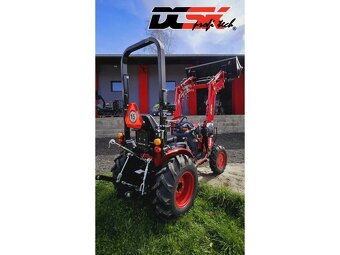TYM T255 s čelným nakladačom a medzinápravovou kosou 150cm - 5