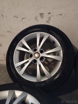 Hliníkové ráfky s letními pneumatikami 205/55 R16 5x110 Alfa - 5