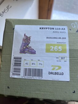 Lyžařské boty Dalbello Krypton 110 AX – vel. 26,5 - 5