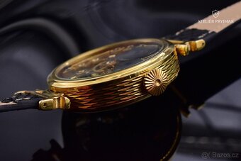 Exkluzivní starožitné skeletové hodinky OMEGA 1914 - 5