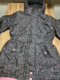 Zimní bunda velikost 164, 3x nákrčník, čepice a rukavice - 5