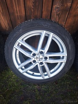 ALU kola Dezent 5x112 R17 s pneu 205/50 hankook - 5