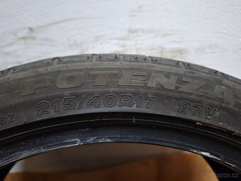 Letní pneu 215/40/17 Bridgestone - 5