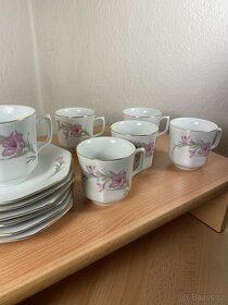 sada šálků s podšálky 6 ks čínský porcelán - 5