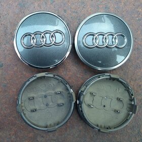 ZÁNOVNÍ STŘEDOVÉ KRYTKY-LOGA-ZNAKY DO ALU DISKŮ ORIGINÁ AUDI - 5