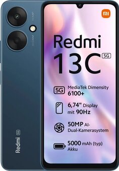 Redmi 13c 4gb ram 128gb rom + předplacená karta T-mobilu - 5