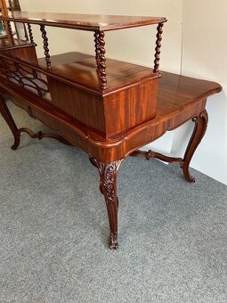 Velký psací stůl okolo roku 1860 - originál. - 5