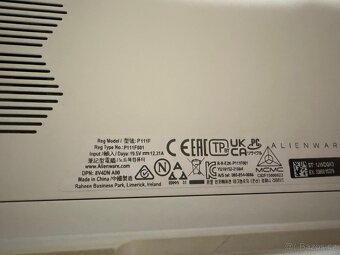 Herní Notebook Dell Alienware X15 R1 i7 - 5