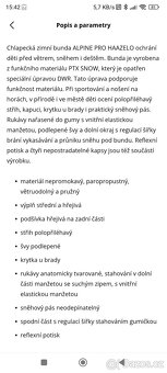 Lyžařská bunda 146 - 5