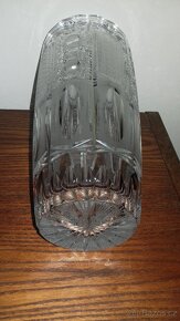 Váza, sklo, křišťál, broušená, nová, Crystal Bohemia - 5