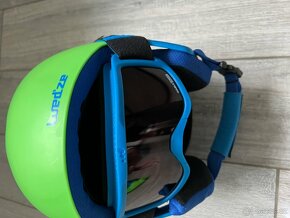 Lyžařské oblečení pro dítě + helma a brýle, rukavice - 5