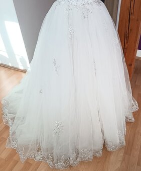 Svatební šaty zn. Wedding vel. S FRÝDLANT - 5