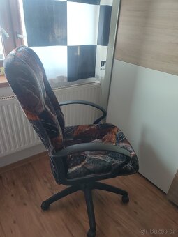 Židle k pocitaci na kolečkách,pohodlná,nastavitelna - 5
