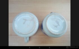 Starožitné hrnky modré třešně - 5