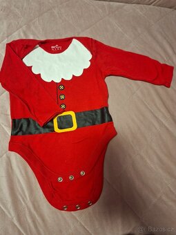 1x nošené vánoční šatičky (1- 4 měsíce) - 5