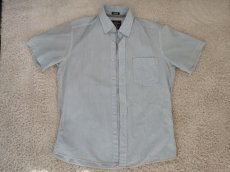 Pánská modrá košile s krátkým rukávem L.O.G.G. H&M vel. M/L - 5