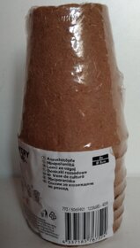 Rašelinové květináče na sadbu kulaté - 5