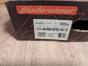 Dětské kolečkové brusle Bladerunner 32-35 (20,5-22) - 5