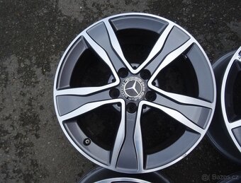 Alu disky originál Mercedes 17", 5x112, ET 48,5 , šíře 7J - 5