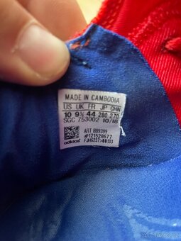 Prodám turfy Adidas X 18.3 TF, vel. 44 - 5