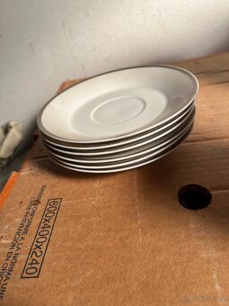 Porcelánový Servis – Krémový s Platinou - 5