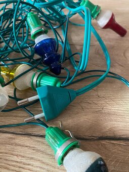 staré vánoční ozdoby světýlka osvětlení vánoční stromeček - 5