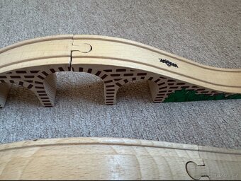 Sety dřevěné - vláčkodráhy/koleje mašinky - 5