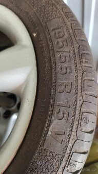 ALU KOMPLET KOLA ORIGINÁL ŠKODA 195/55 R - 5
