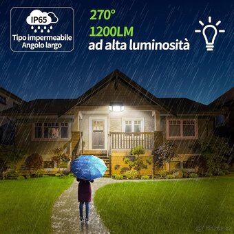 Venkovní solární svítidlo INTELAMP 1200LM, 6000mAh - 5
