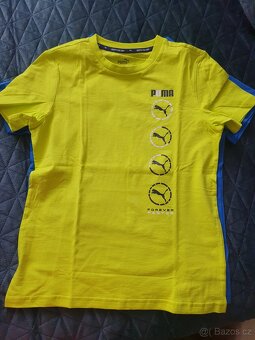 Tepláky Adidas, trička, kraťasy vel 152 - 5