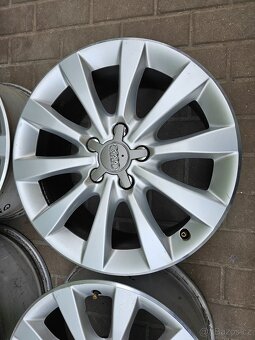 ALU kola disky orig AUDI 5x112 A4 A3 A6 R17 ET39 8J - 5