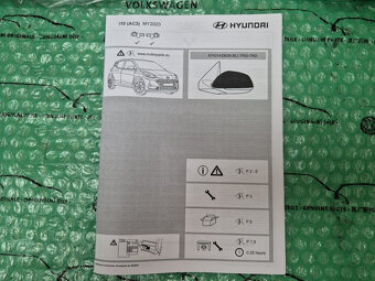 kryty vnějších zrcátek černé Hyundai i10 (AC3) K7431ADE00BL - 5