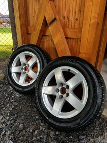 Audi ALU kola + letní gumy Michelin - 5