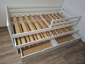 Postel 90x200 SENSO s přistýlkou a 2 zasuvkami - 5