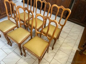 Starožitné jídelní židle Louis XV. - 5