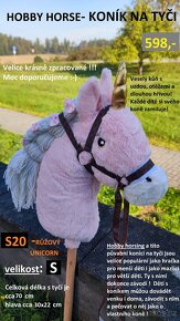 HOBBY HORSE - koníci na tyči - velikost S - 5