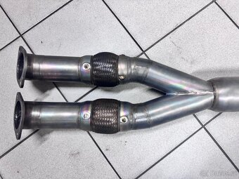 Titanový Y pipe s náhradami katal. Armytrix Nissan GT-R R35 - 5