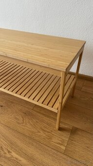 IKEA RÅGRUND – bambusová lavice s odkládacím prostorem - 5