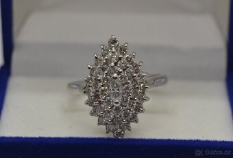 Zlatý prsten osazený brilianty 1.46 ct - 5