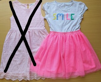 Oblečení pro holku (19 ks) - vel. 134 - 5