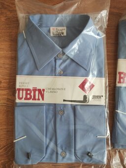 RETRO košile ČSAD s visačkami a odznaky-nález z půdy - 5