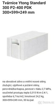 Ytong klasik 300 PDK + preklady + lepidlo - 5