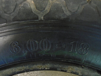Praga, Škoda - 2 historické pneu 6-18 - 5