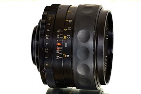 TOMIOKA auto Revuenon 1,4/55mm M42 TOP STAV - 5