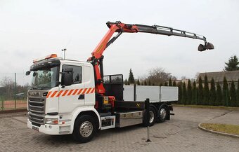 Scania G370 6x2 - sklápěč s hydraulickou rukou Palfinger - 5