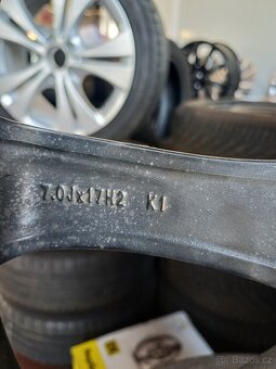 ALU KOLA BORBET+LETNÍ PNEU R17 HYUNDAI 4X100 - 5