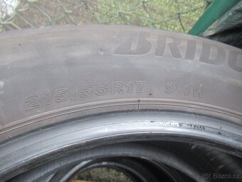 LETNÍ PNEU 215/55/17 BRIDGESTONE - 5