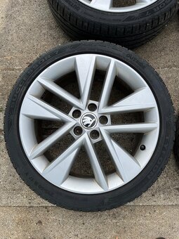 Originální Alu kola Škoda Clubber 17" + letní 215/40R17 - 5